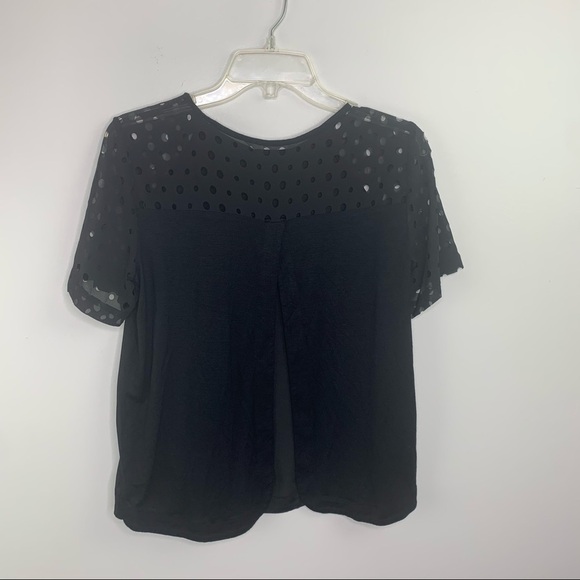 BCBGeneration NWT black top laser cut small - Picture 7 of 7